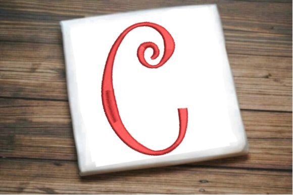 Beautiful Capital C Letter Monogram Review for Craft Fair Products