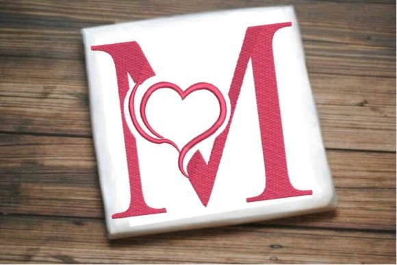 Beautiful M Letter Heart Alphabet Review