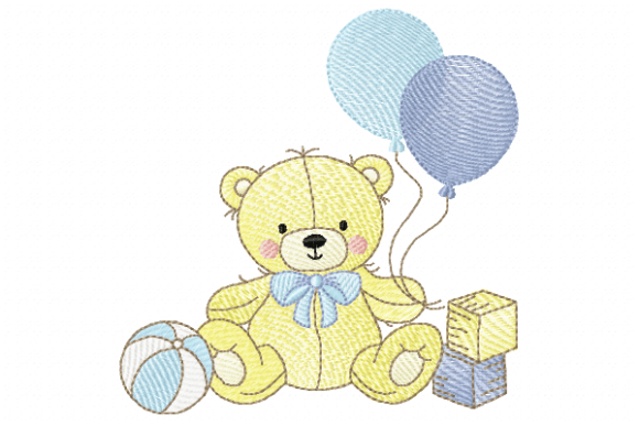 Birthday Bear Doll Embroidery Review