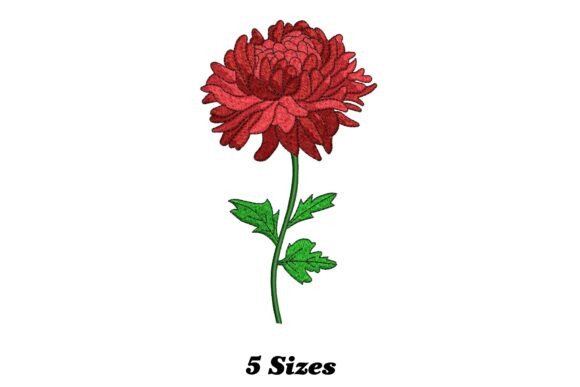 Chrysanthemum Flower Embroidery Review