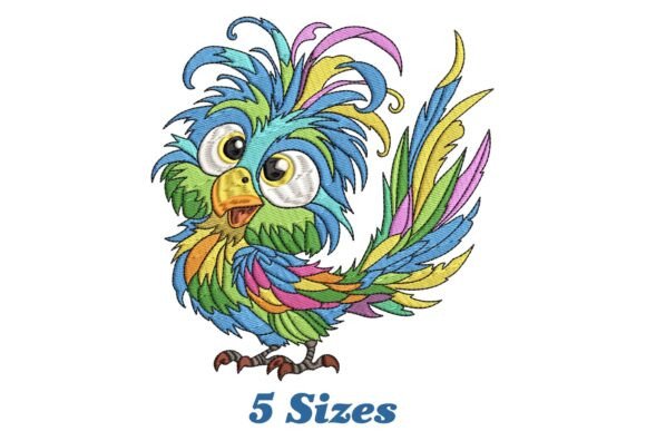 Crazy Colorful Bird Embroidery Review