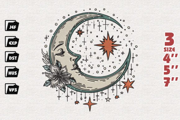 Crescent Moon Embroidery Design Review