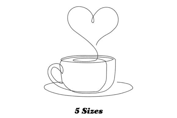 Cup of Coffee One Line Embroidery Review
