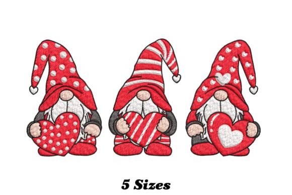 Cute Valentine’s Gnomes Embroidery Design Review