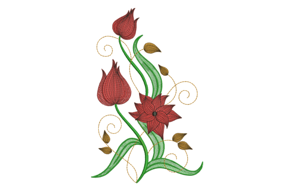 Fall Flowers Embroidery Review