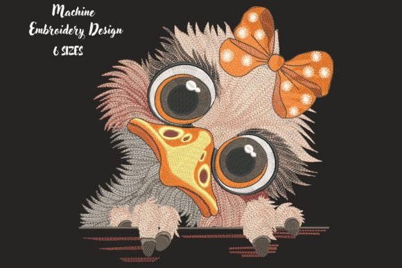 Funny Bird Girl Crazy Ostrich on Black Review