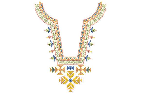 Geometric Necklace Embroidery Review