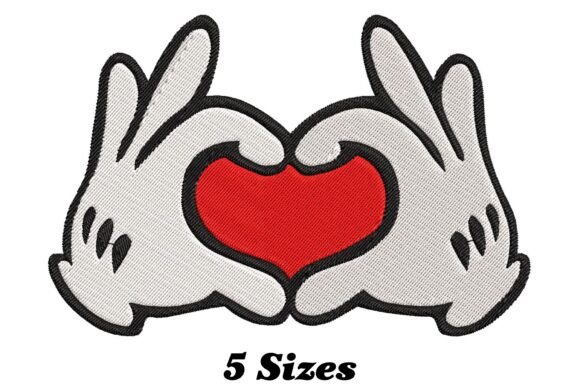 Heart Shape Hands Embroidery Design Review