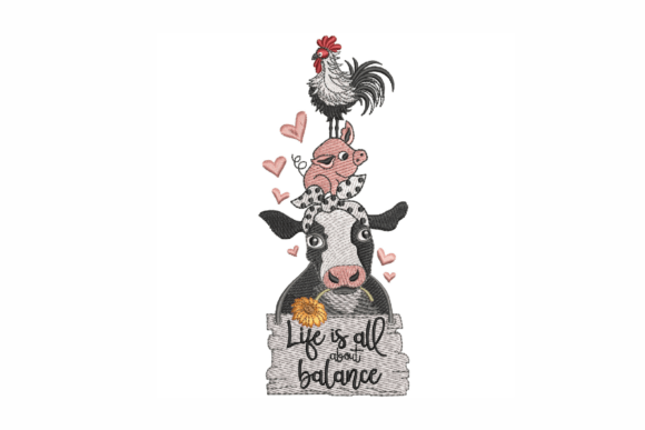 Life is All About Balance Embroidery Review