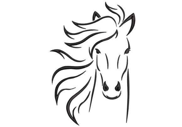 Line Art Horse Embroidery Review