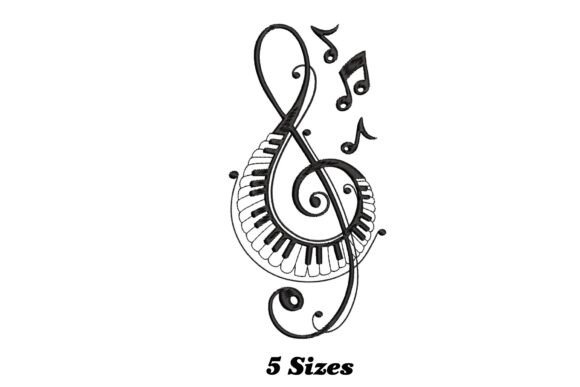 Piano Music Notes Embroidery Design Review