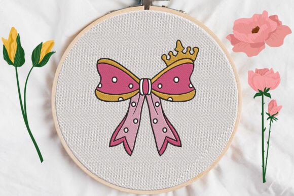 Queen Bow Embroidery Design Review for Seasonal Use