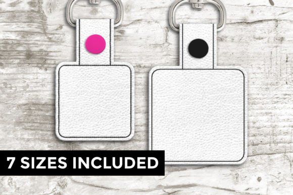 Rounded Square Blank ITH Key Fob Review