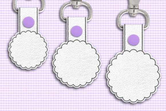 Scalloped Circle Key Fob Embroidery Review