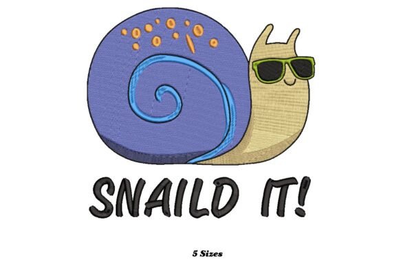 Snailed It Funny Snail Embroidery Review