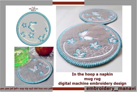 Summer Hot Mug Holder Embroidery Review