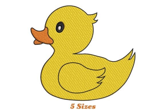 Sweet Rubber Duck Embroidery Design Review